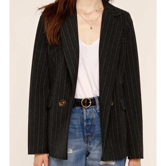 Heartloom Faith Blazer Charcoal Pin Stripe… - Picture 4 of 4